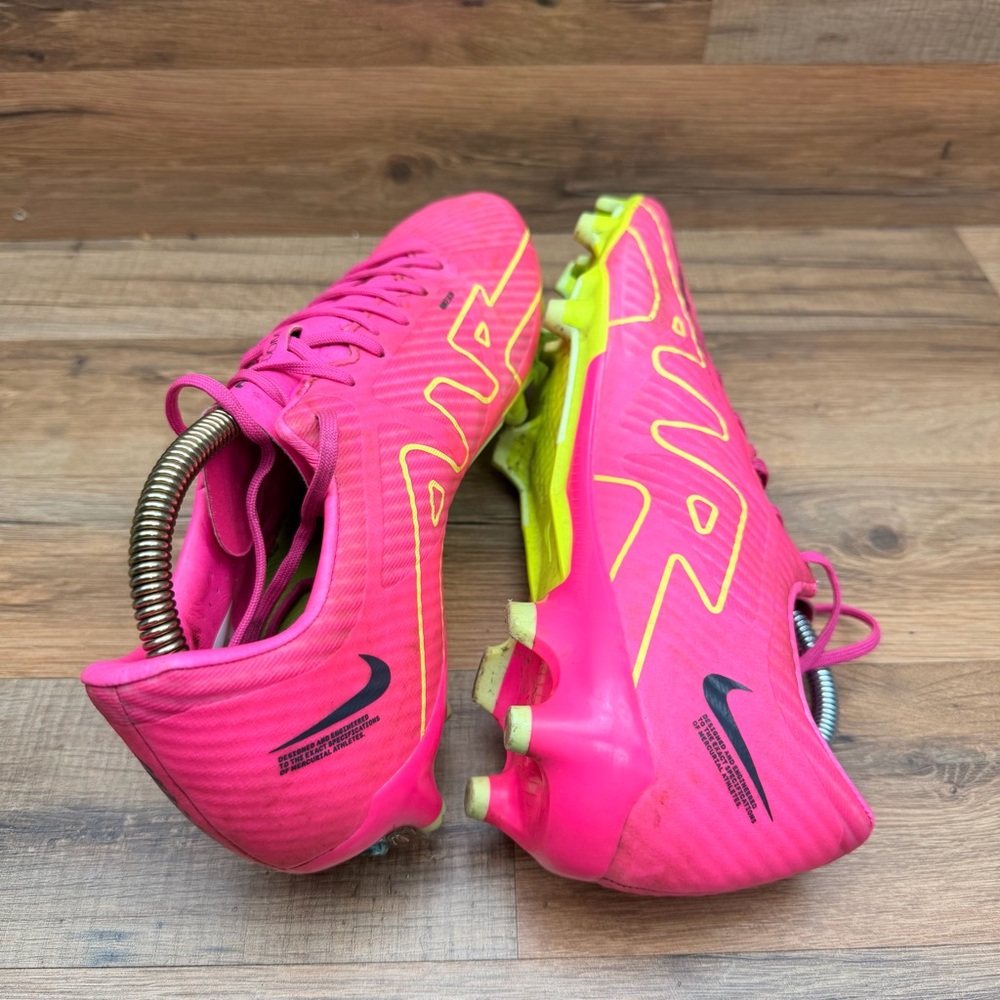 Nike Zoom Mercurial Vapor 15 Elite AG-Pro Men  Size 10 Pink Zoom Soccer Cleats - Picture 4 of 9